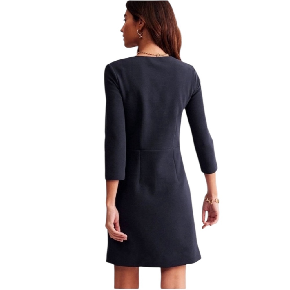 Boden Brontë Ottoman Dress Navy Dress - Picture 2 of 6